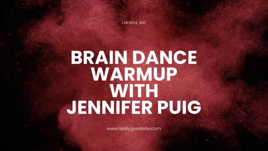 Video poster for Brain Dance Warm-Up