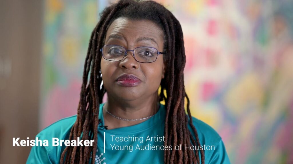 Keisha Breaker, Teaching Artist with Young Audiences of Houston